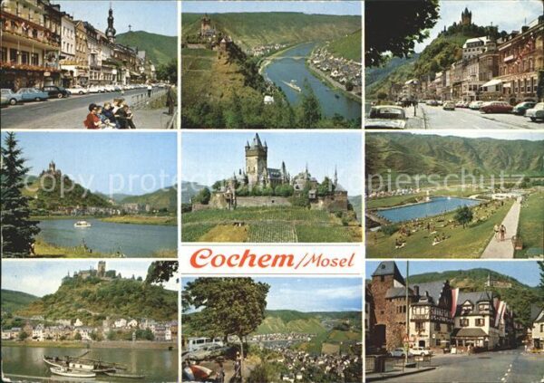 Cochem Mosel Schwimmbad Boot Burg