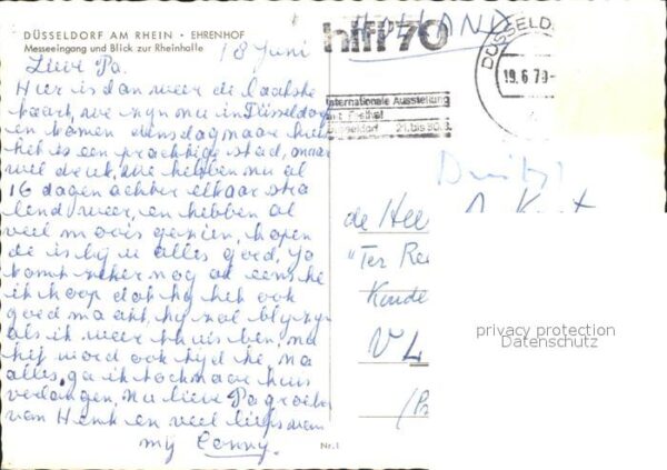 Duesseldorf Ehrenhof Messeeingang Rheinhalle – Bild 2