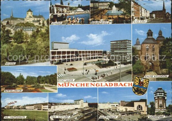 Moenchengladbach Schloss Myllendonk Wasserturm Hauptbahn