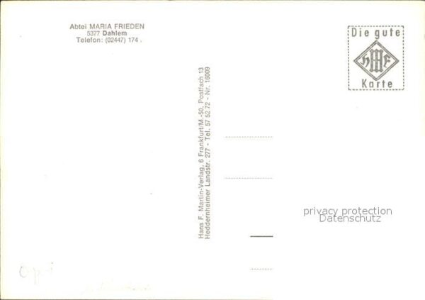 Dahlem Kall Abtei Maria Frieden – Bild 2