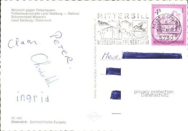 Mittersill Oberpinzgau Felbertauernstrasse Schwimmbad – Bild 2