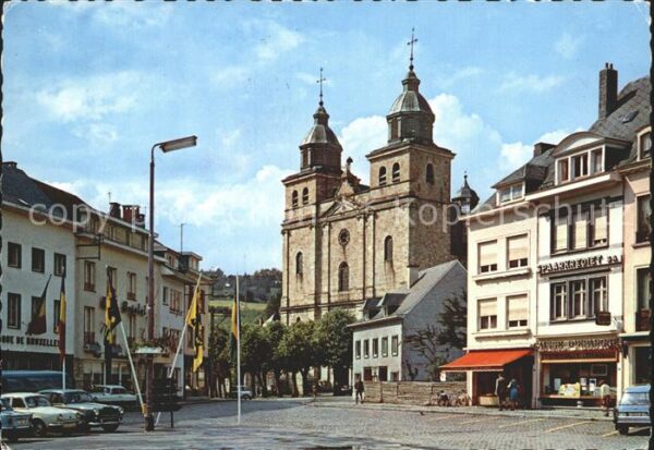 Malmedy Wallonie Albertplatz Kathedrale