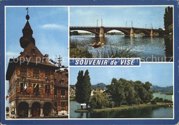 Vise Brücke Insel Gebäude