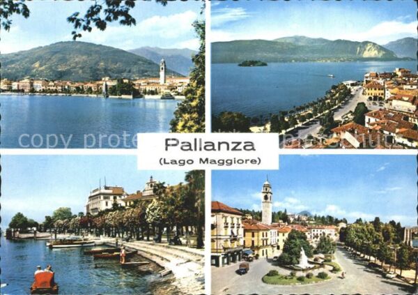 Pallanza Boot Stadtplatz