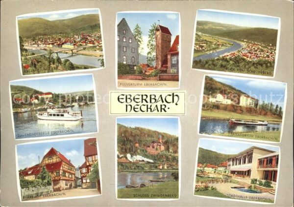 Eberbach Neckar Jugendherberge Pfarrhof Stadthalle Schl