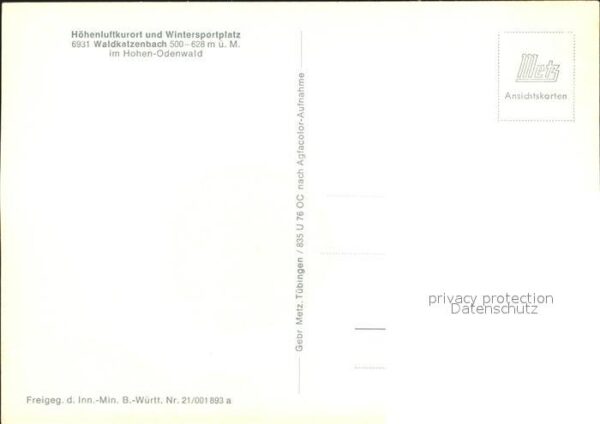 Waldkatzenbach Fliegeraufnahme – Bild 2