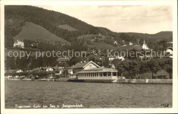 Tegernsee Cafe am See und Sengerschloss