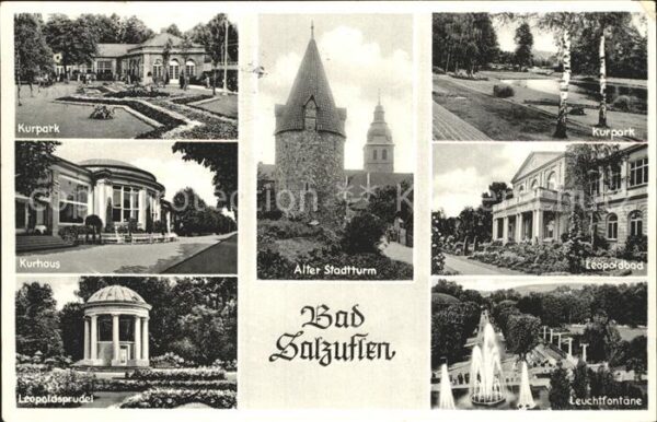 Bad Salzuflen Kurpark Alter Stadtturm Kurhaus Leopold