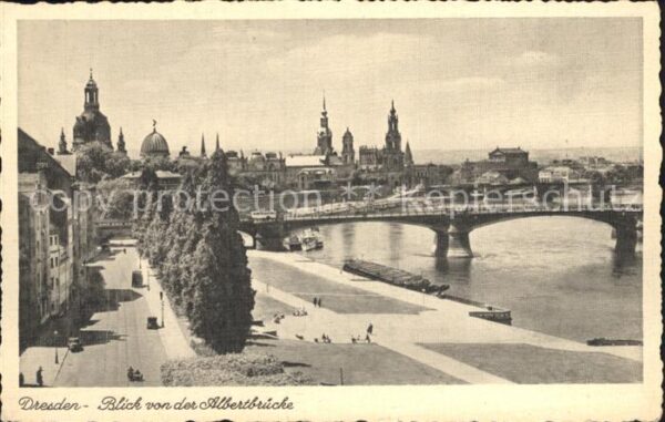Dresden Blick von der Albertbrücke