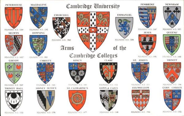Cambridge Cambridgeshire University and Cambridge Colleges Wappe