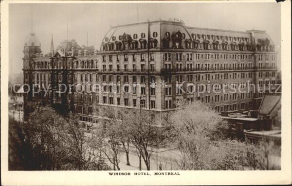 Montreal Quebec Windsor Hotel