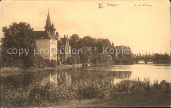 Bruges BRUGGE Belgie Le lac d_Amour