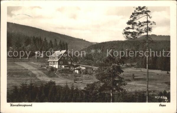 Oberschoenau Thueringen Kanzlersgrund Waldhotel