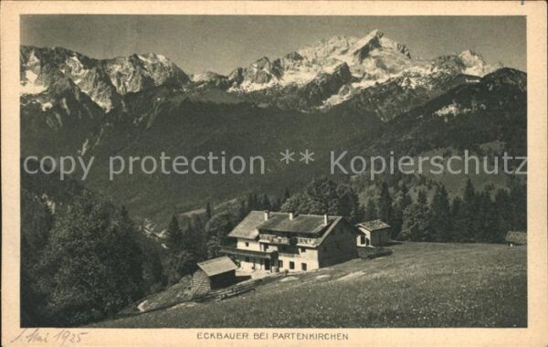Partenkirchen Eckbauer Alpenpanorama