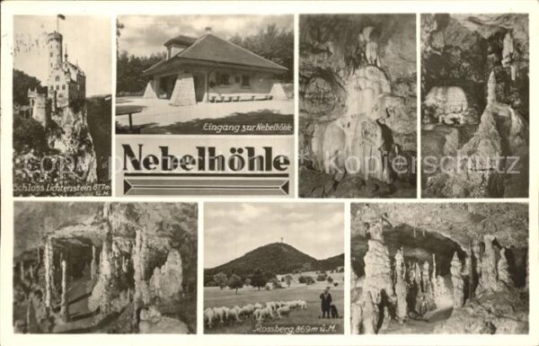 Unterhausen Genkingen Schloss Lichtenstein Nebelhöhle Details