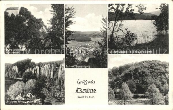 Balve Burg Klusenstein Total Sorpesee Hönneta