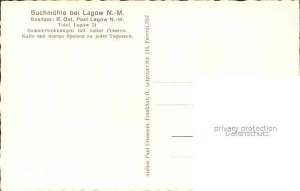 Lagow Ostbrandenburg Buchmühle – Bild 2