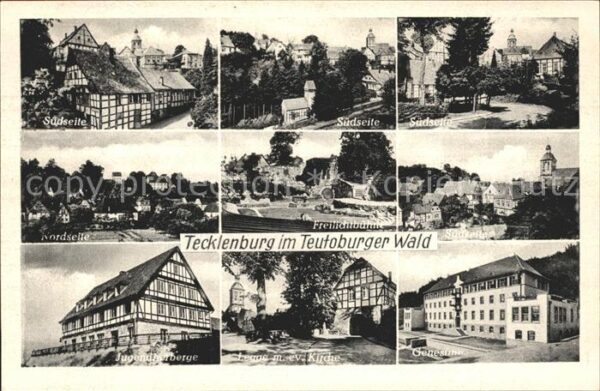 Tecklenburg Südansichten Nordansicht Freilichtbühne