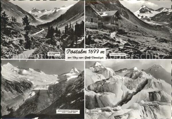 Mittersill Oberpinzgau Obersulzbachtal Obersulzbachkees Postal
