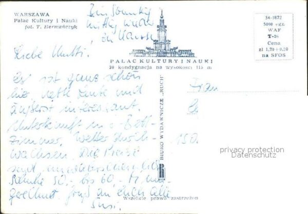 Warszawa Palac Kultury i Nauki – Bild 2