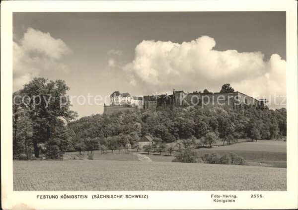 Koenigstein Saechsische Schweiz Festung Königstein