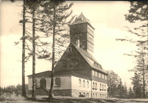 Baerenstein Annaberg-Buchholz Berghaus auf dem Bärenstein