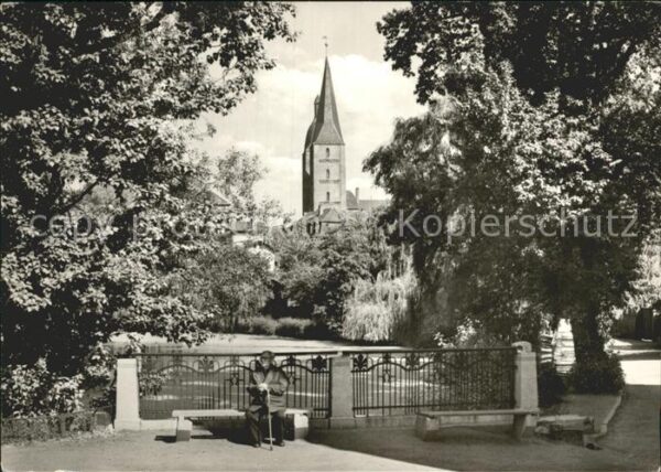 Altenberg Erzgebirge Am kleinen Teich Kirchturm