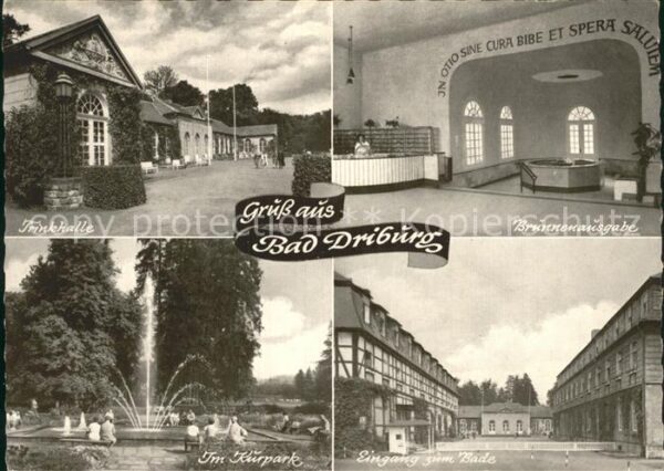 Bad Driburg Trinkhalle Brunnenausgabe Kurpark Sprin