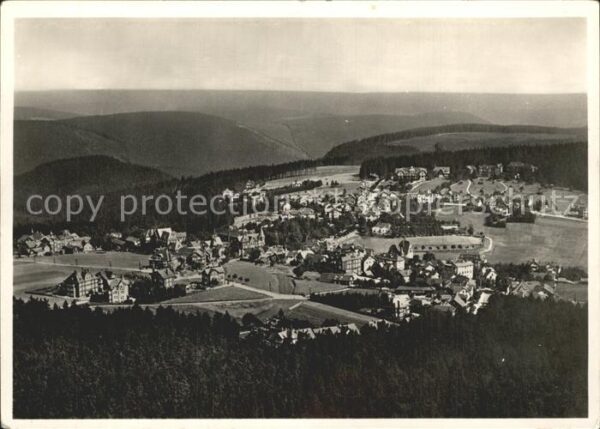 Oberhof Thueringen Fliegeraufnahme