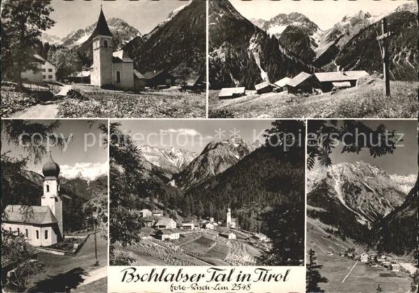 Bschlabs Bschalbser Tal Kirche Kreuz Totalansich