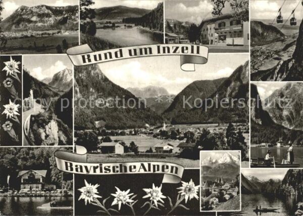 Inzell Teilansichten Bayrische Alpen Schwebeba