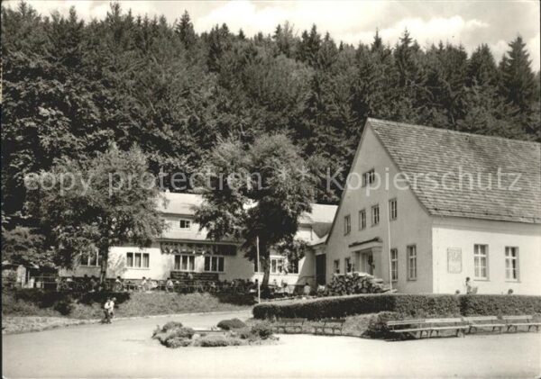 Giessuebel Schleusegrund Waldbaude mit Kulturhaus des FDGB