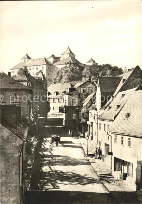 Augustusburg Teilansicht mit Schloss