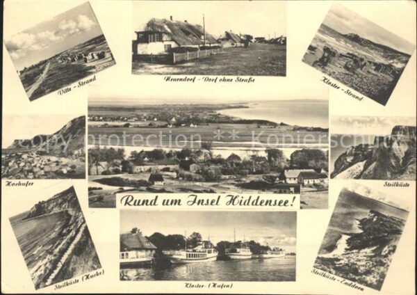 Insel Hiddensee Vitte Strand Hochufer Steilküste Hucke