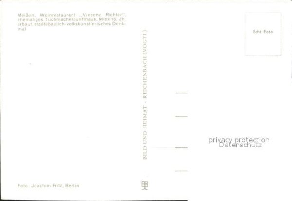 Meissen Elbe Sachsen Weinrestaurant Vincenz Richter – Bild 2