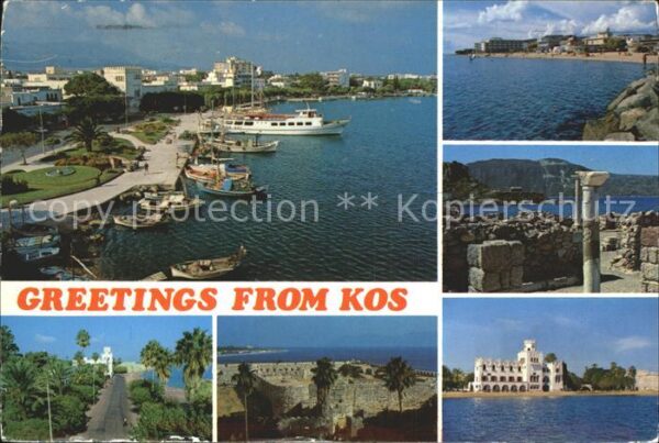 Kos Cos Hafen Teilansichten