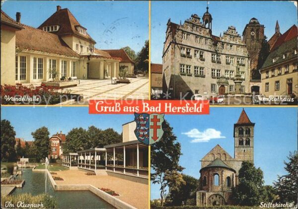 Bad Hersfeld Wandelhalle Rathaus Im Kurpark Stiftski