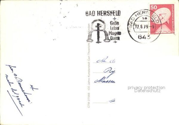 Bad Hersfeld Wandelhalle Rathaus Im Kurpark Stiftski – Bild 2