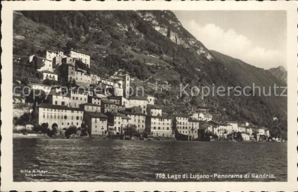 Lago di Lugano TI Panorama di Gandria
