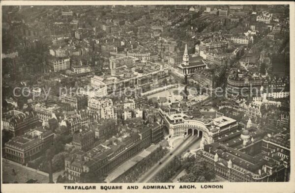 London Fliegeraufnahme Traflagar Square aund A