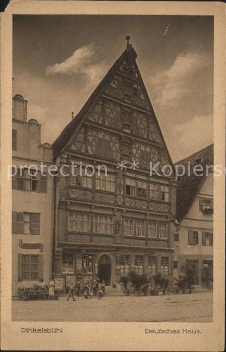 Dinkelsbuehl Deutsches Haus