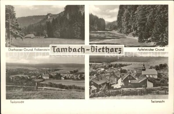 Tambach-Dietharz Apfelstädter Grund Falkenstein Teilansi