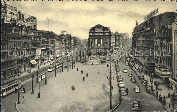 Bruessel Bruxelles Der Brouckere Platz