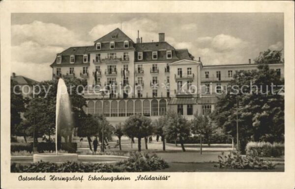 Heringsdorf Ostseebad Usedom Erholungsheim Solidarität