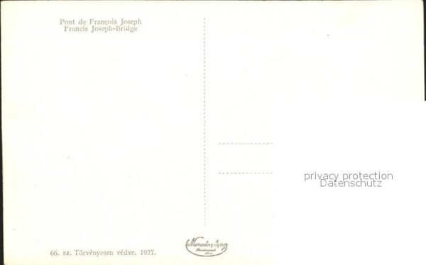 Budapest Franz Josef- Brücke – Bild 2