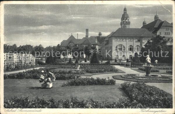 Swinemuende Ostseebad Westpommern Park
