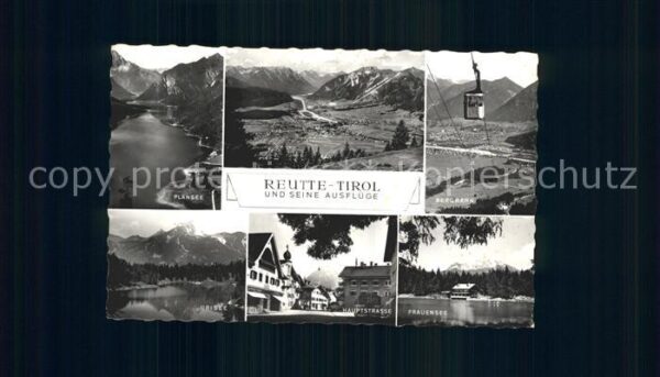 Reutte Tirol Bergbahn Frauensee Plansee Hauptstrasse