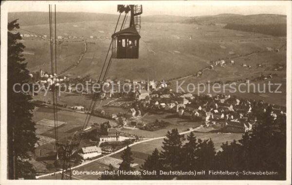 Oberwiesenthal Erzgebirge Fichtelberg- Schwebebahn