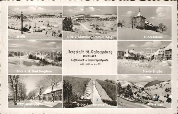 St Andreasberg Harz Breite Strasse Unterstadt Glockenturm