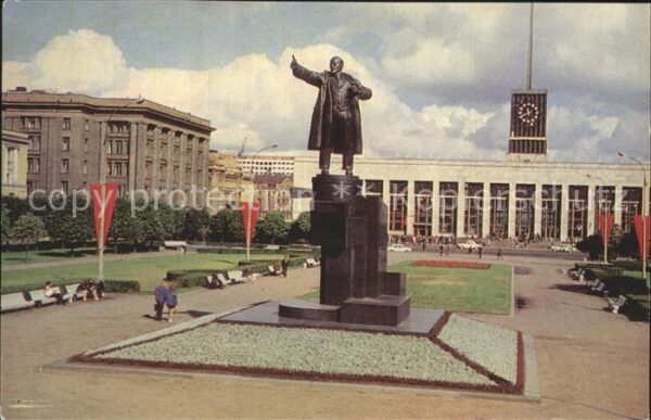 St Petersburg Leningrad Lenin Denkmal